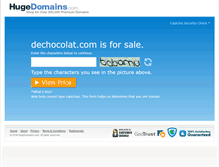 Tablet Screenshot of dechocolat.com